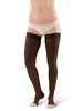 Pebble UK Microfibre Opaque Toeless Compression Thigh Highs Black