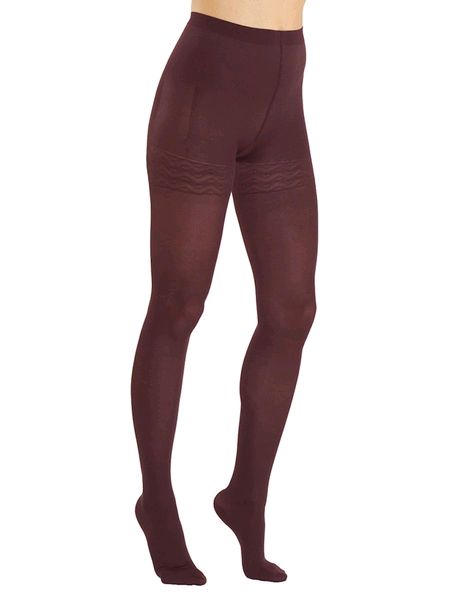 Solidea Wonder Model 140 Opaque Support Tights Melanzana