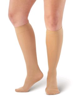 Pebble UK Microfibre Opaque Compression Knee Highs (Pebble UK Microfibre Opaque Compression Knee Highs Sand)