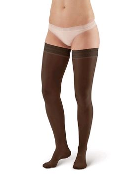 Pebble UK Signature Sheer Compression Thigh Highs (Pebble UK Signature Sheer Compression Thigh Highs Black)