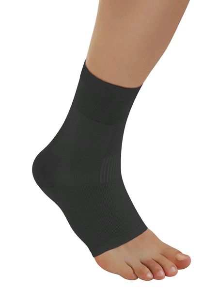 Solidea Silver Support Ankle Nero
