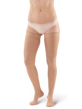Pebble UK Microfibre Opaque Support Thigh Highs (Pebble UK Microfibre Opaque Support Thigh Highs Sand)