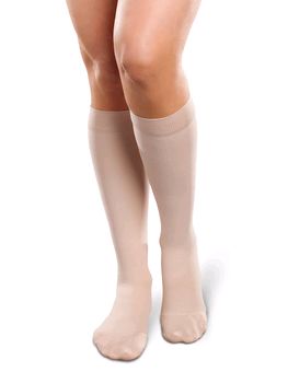 Therafirm Ease Support Knee Highs or Flight Socks (Ease Sheer Support Knee Highs Natural)