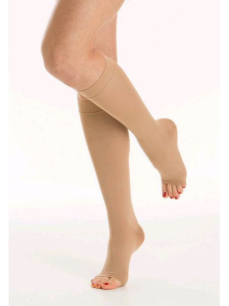 Microfibre OT Knee Highs Beige