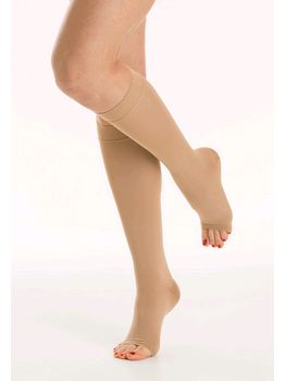 RelaxSan Medicale Soft Microfibre Open Toe Support Knee Highs